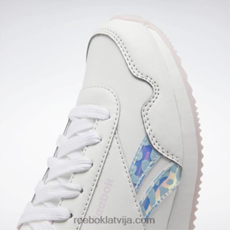 royal classic jog 3 kurpes - pirmsskolas vecuma bērni 0T4641446 Reebok ftwr balts/pikseļu rozā