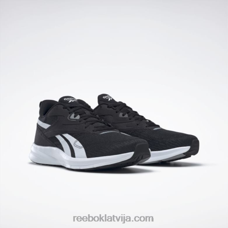 runner 4 4e vīriešu skriešanas apavi0T4641123 Reebok kodols melns/tīri pelēks 5/ftwr balts