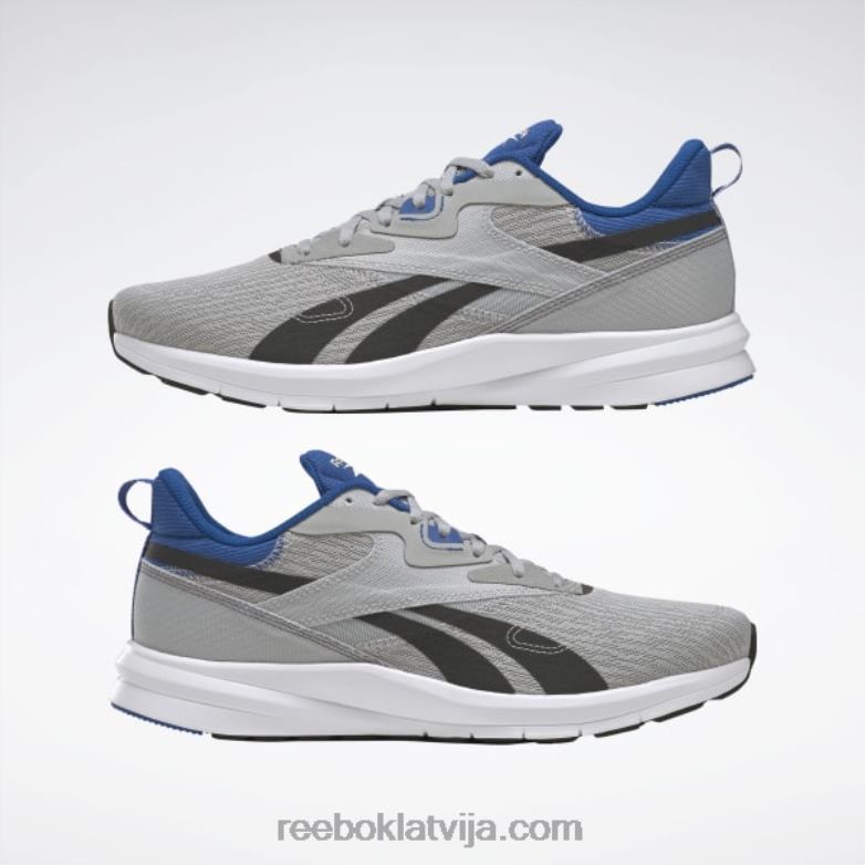 runner 4 4e vīriešu skriešanas apavi0T4641198 Reebok tīri pelēks 3/tīri pelēks 8/vektorzils
