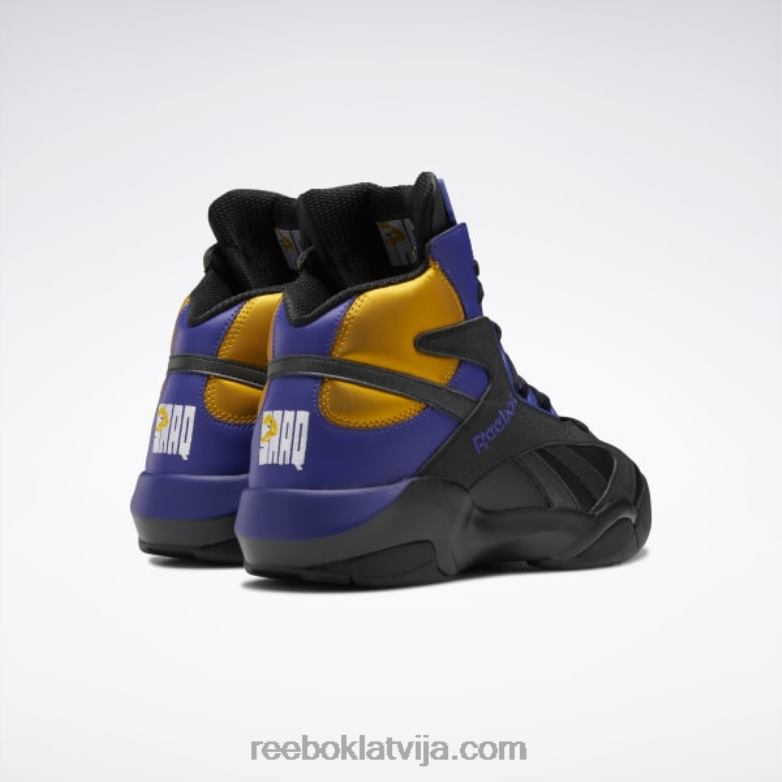shaq attaq basketbola apavi vīriešiem 0T4641034 Reebok kodols melns/trekns violets/kolēģisks zelts