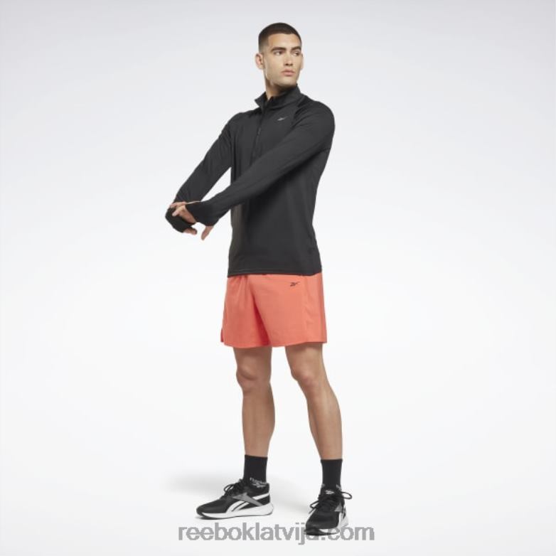 skrienošs tops ar rāvējslēdzēju vīriešiem 0T4641300 Reebok melns