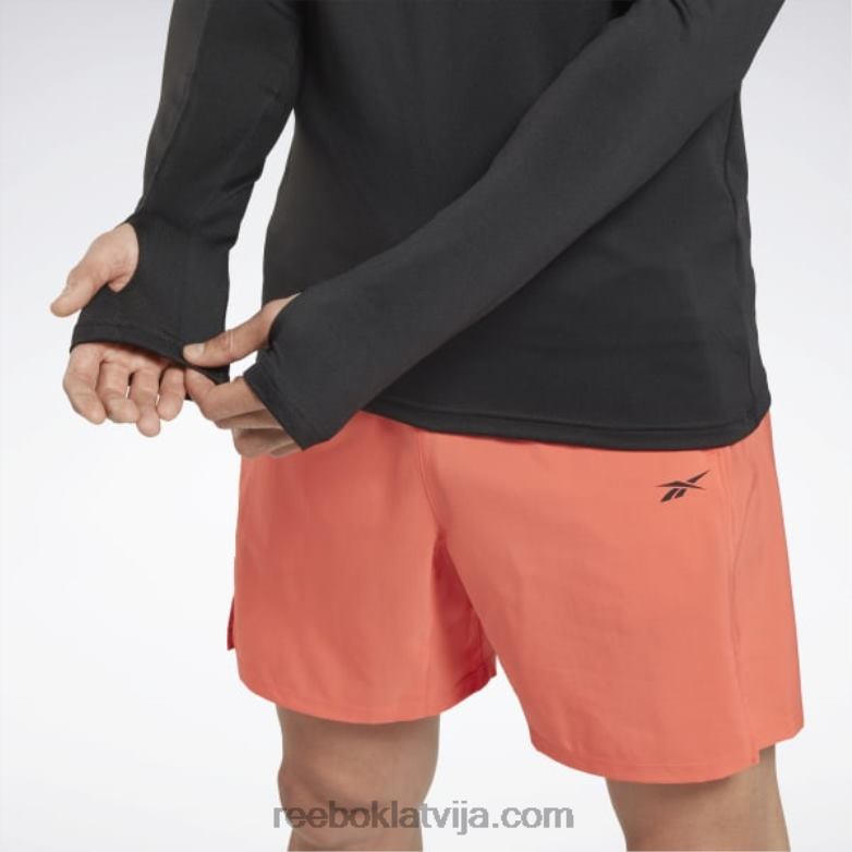 skrienošs tops ar rāvējslēdzēju vīriešiem 0T4641300 Reebok melns