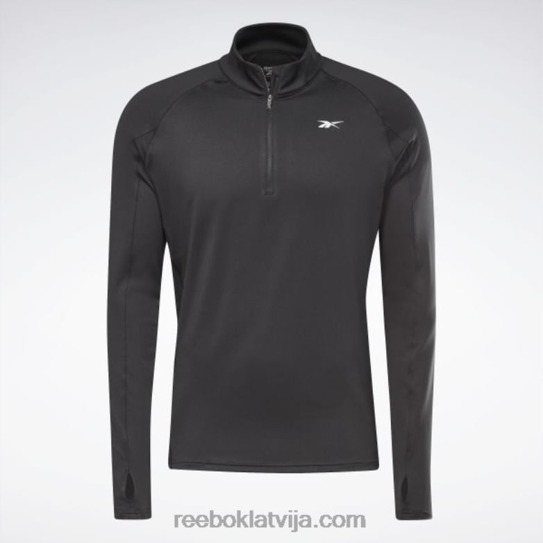 skrienošs tops ar rāvējslēdzēju vīriešiem 0T4641300 Reebok melns