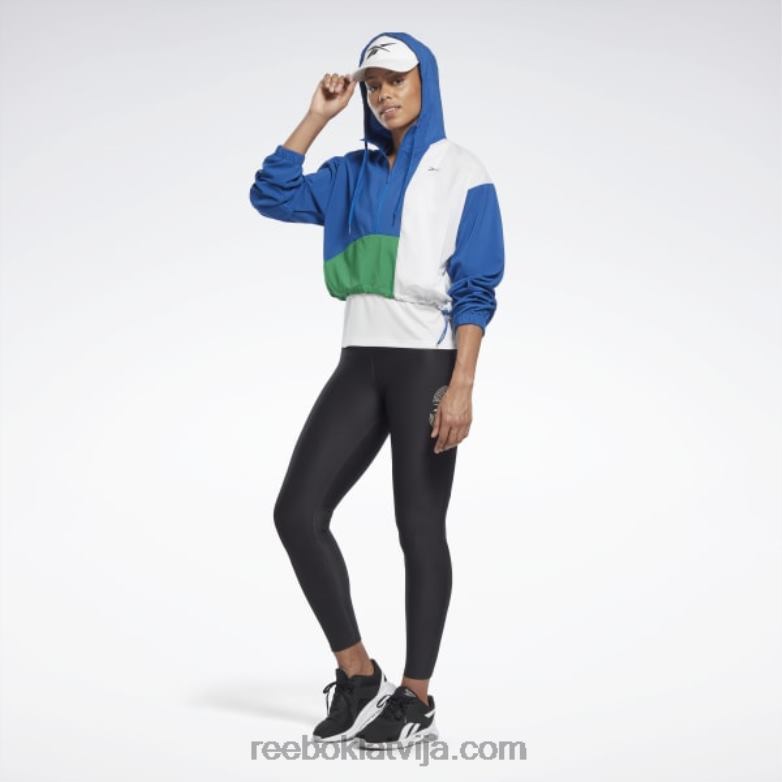 skriešanas austa jaka sievietes 0T464711 Reebok vektors zils