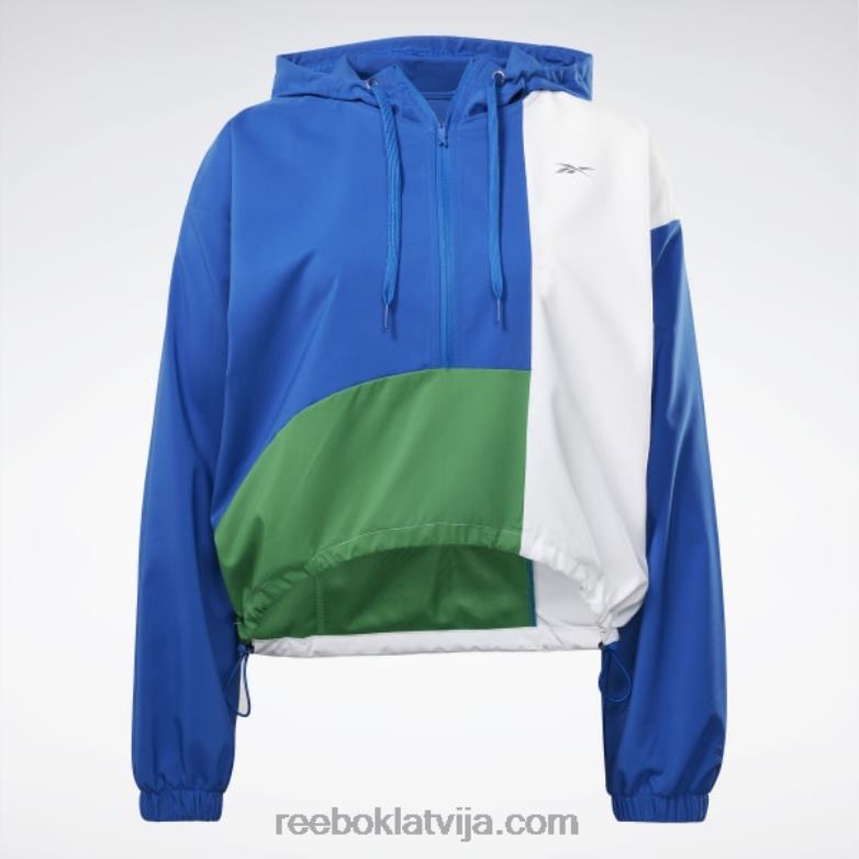 skriešanas austa jaka sievietes 0T464711 Reebok vektors zils