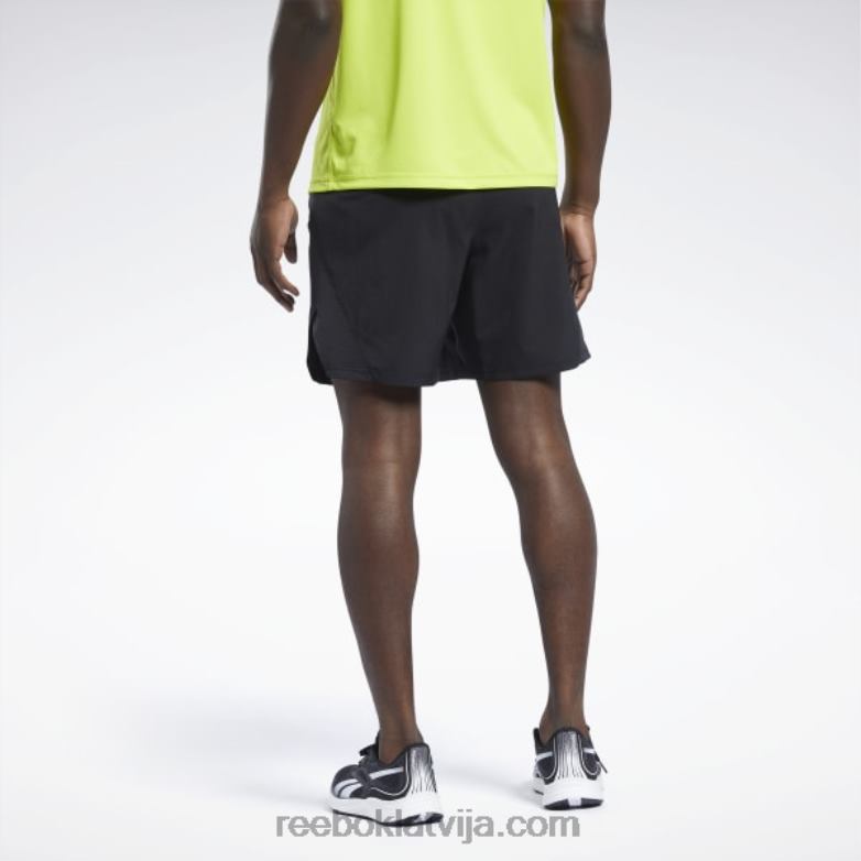 skriešanas austi šorti vīriešiem 0T4641246 Reebok melns