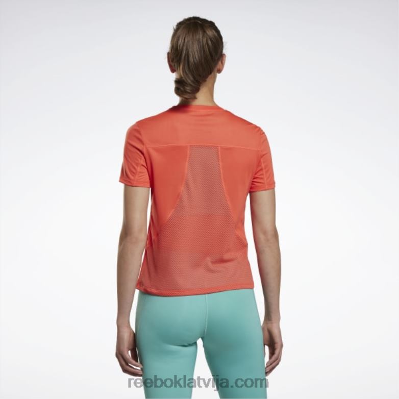 skriešanas speedwick t-krekls sievietes 0T464954 Reebok daļēji oranžs uzliesmojums