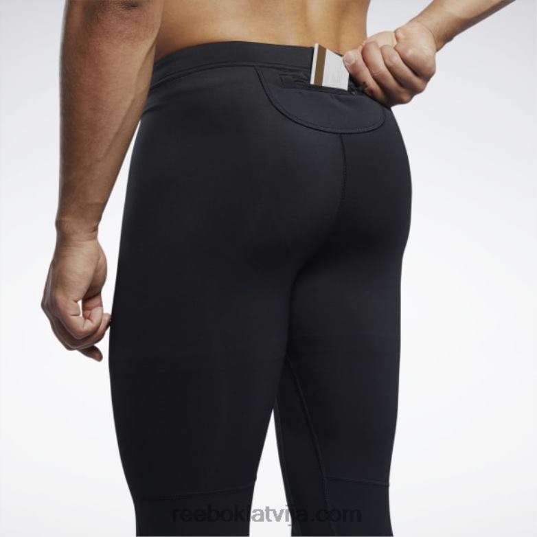 skriešanas speedwick zeķubikses vīriešiem 0T4641223 Reebok melns