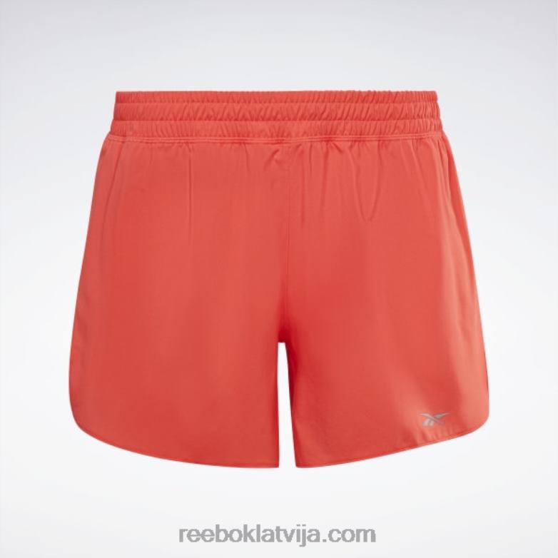 skriešanas šorti sievietes 0T464554 Reebok daļēji oranžs uzliesmojums