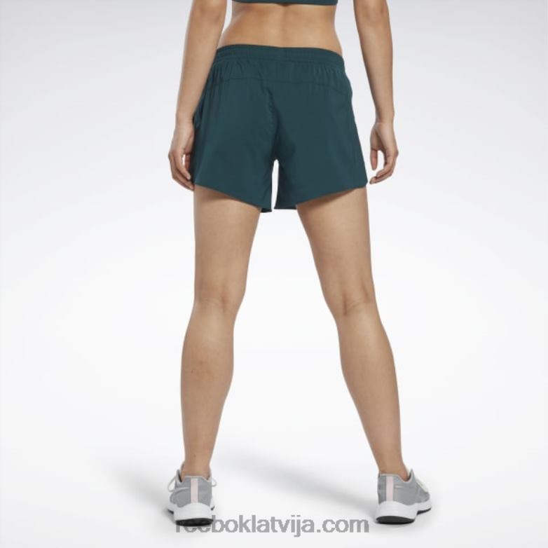 skriešanas šorti sievietes 0T464811 Reebok mežs zaļš