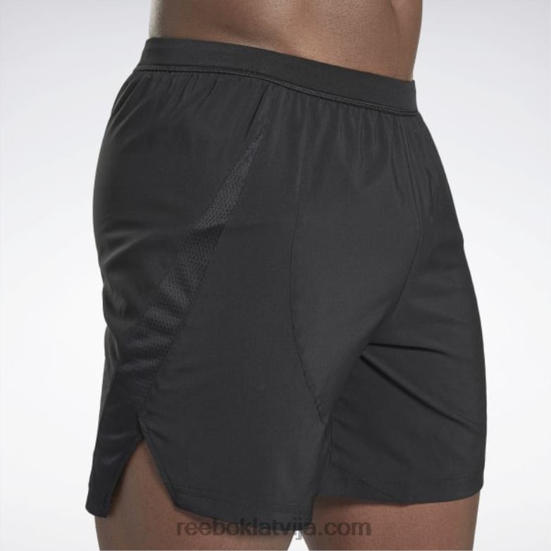 skriešanas šorti vīriešiem 0T4641176 Reebok melns