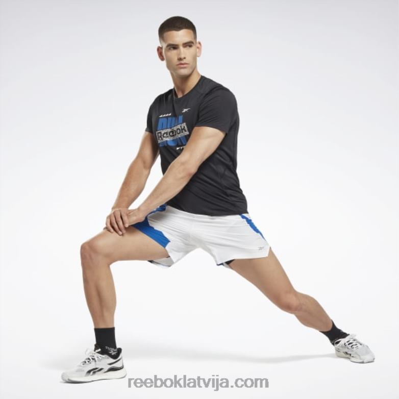 skriešanas šorti vīriešiem 0T4641290 Reebok balts