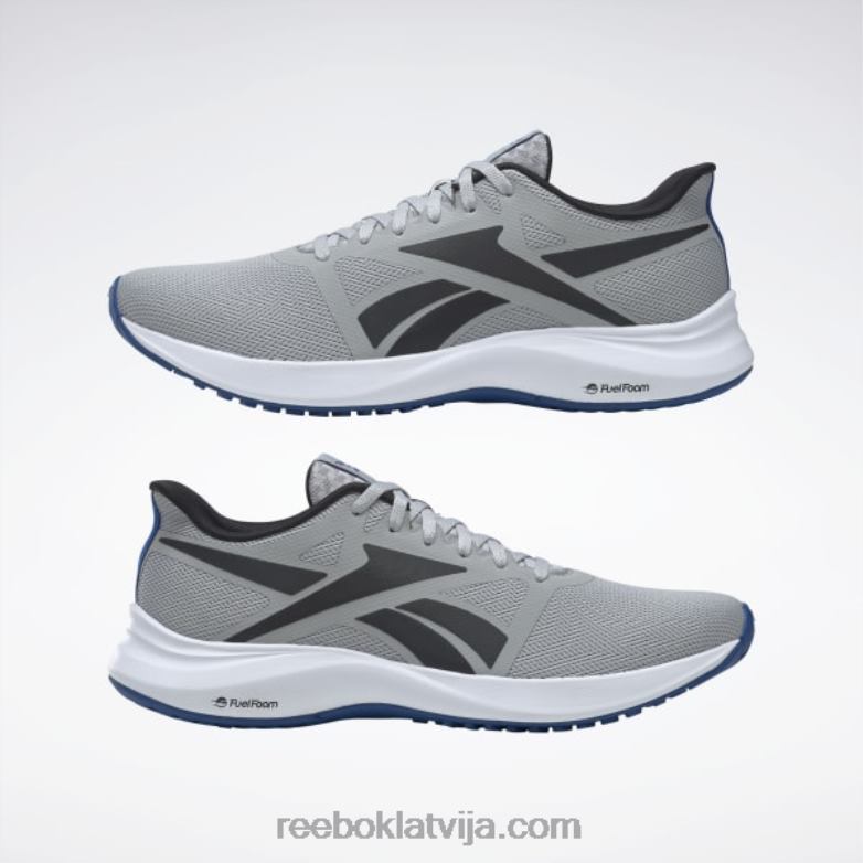 skrējējs 5 vīriešu skriešanas apavi0T4641055 Reebok tīri pelēks 3/core melns/vektorzils