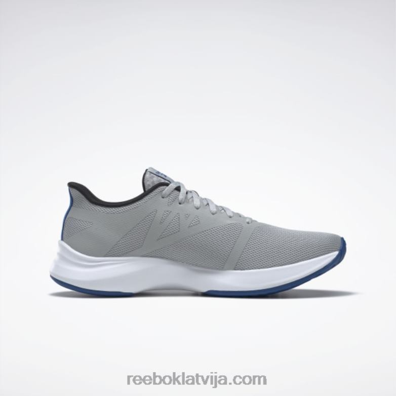 skrējējs 5 vīriešu skriešanas apavi0T4641055 Reebok tīri pelēks 3/core melns/vektorzils