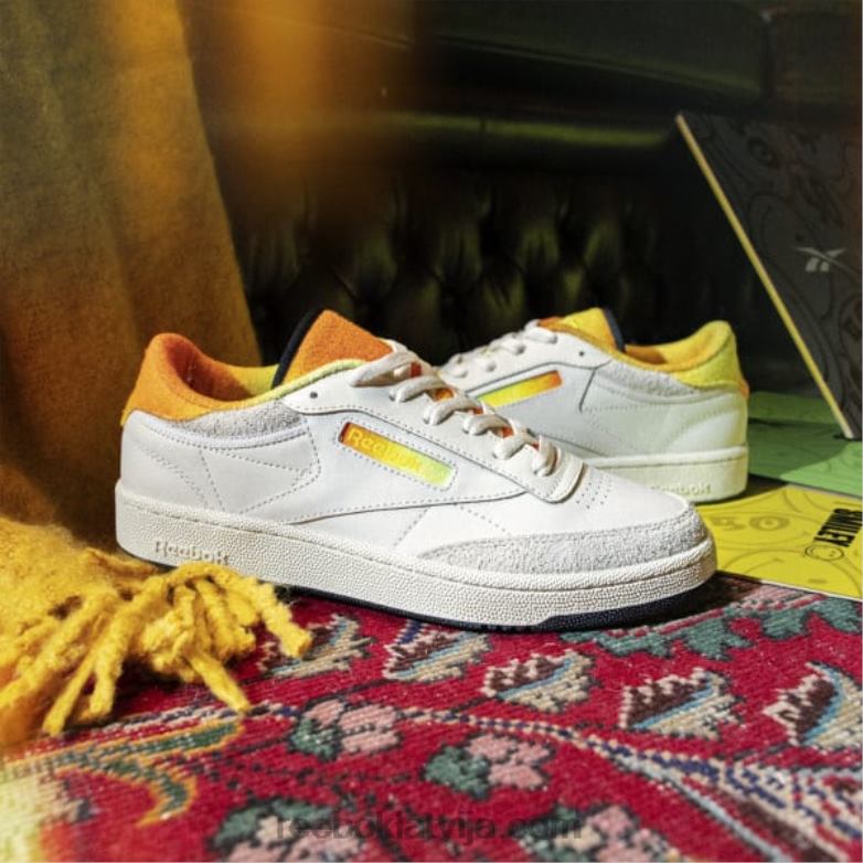 smiley club c 85 kurpes0T464166 Reebok alabastrs / citrons / trek zelts