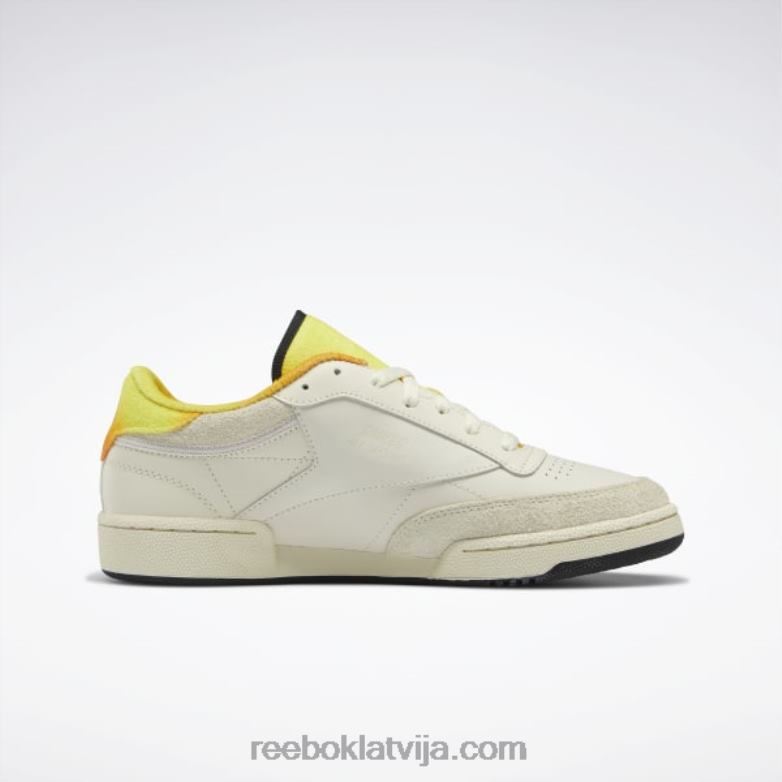 smiley club c 85 kurpes0T464166 Reebok alabastrs / citrons / trek zelts