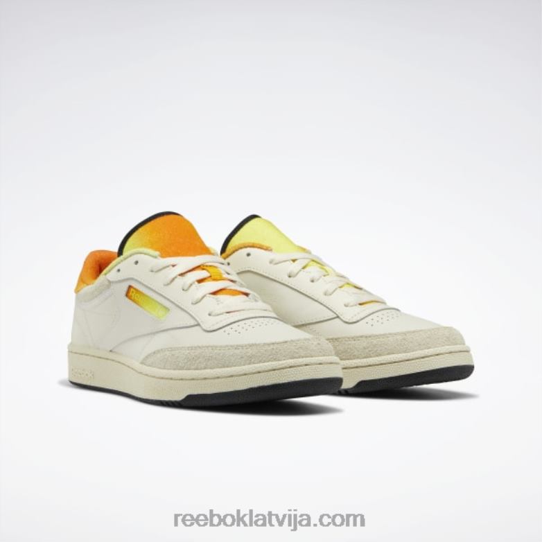 smiley club c 85 kurpes0T464166 Reebok alabastrs / citrons / trek zelts