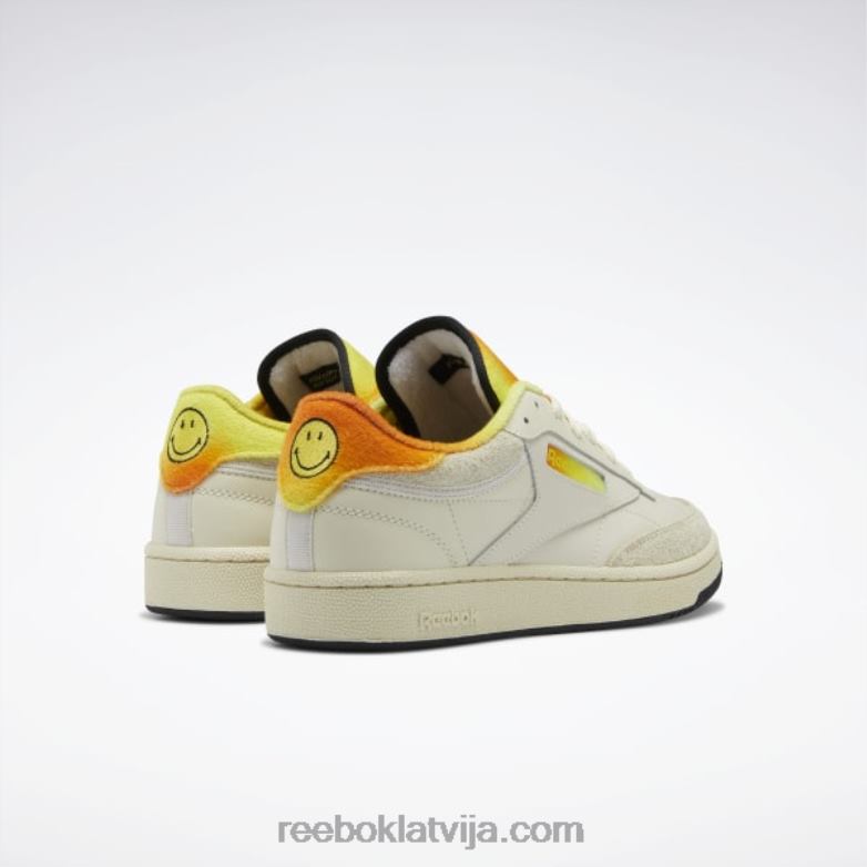 smiley club c 85 kurpes0T464166 Reebok alabastrs / citrons / trek zelts