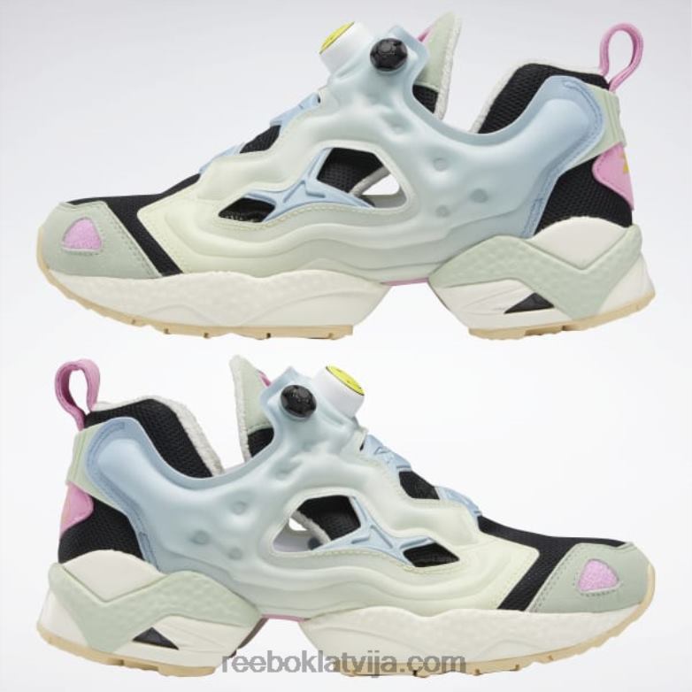 smiley instapump fury 95 kurpes0T464151 Reebok pantone/core melns