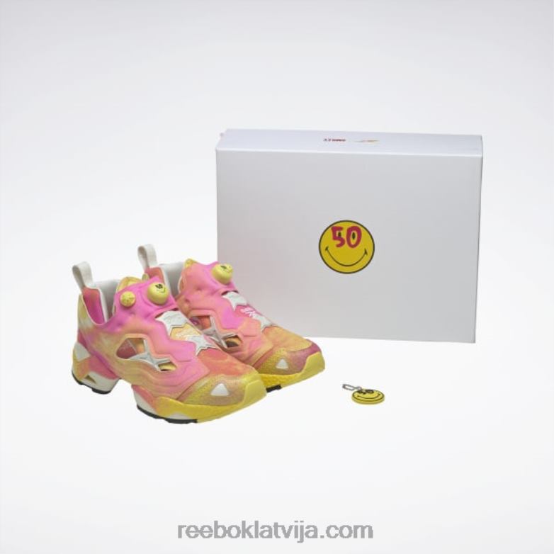 smiley instapump fury kurpes0T464197 Reebok krīts/kods melns