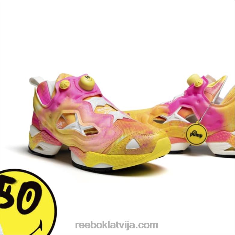 smiley instapump fury kurpes0T464197 Reebok krīts/kods melns
