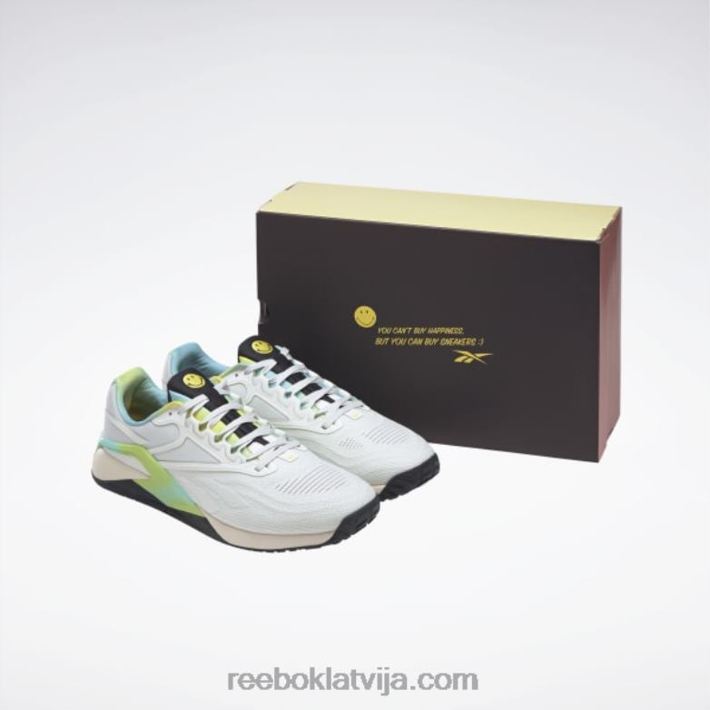 smiley nano x2 vīriešu treniņa apavi0T464128 Reebok opāla mirdzums/gaismas kaļķis/digitālais mirdzums