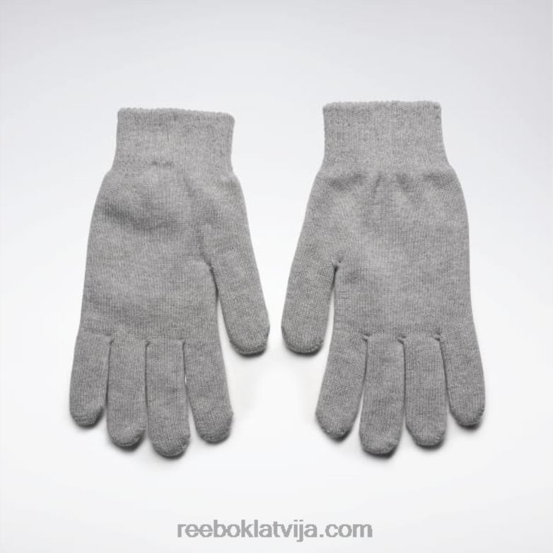 sports essentials logo cimdi0T4641020 Reebok vidēji pelēki virši