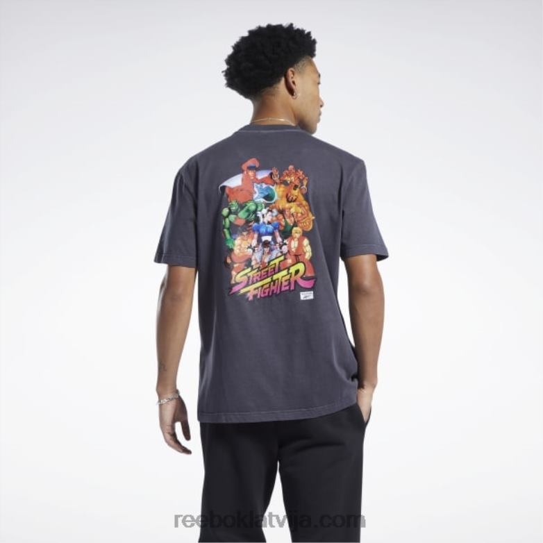 street fighter grafiskais t-krekls0T464362 Reebok melns