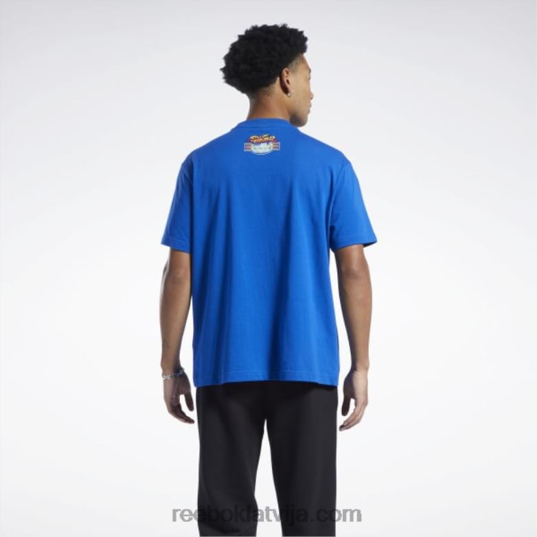 street fighter grafiskais t-krekls0T464572 Reebok vektors zils