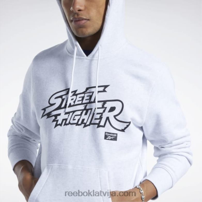 street fighter grafiskā kapuce0T464363 Reebok balta melanža