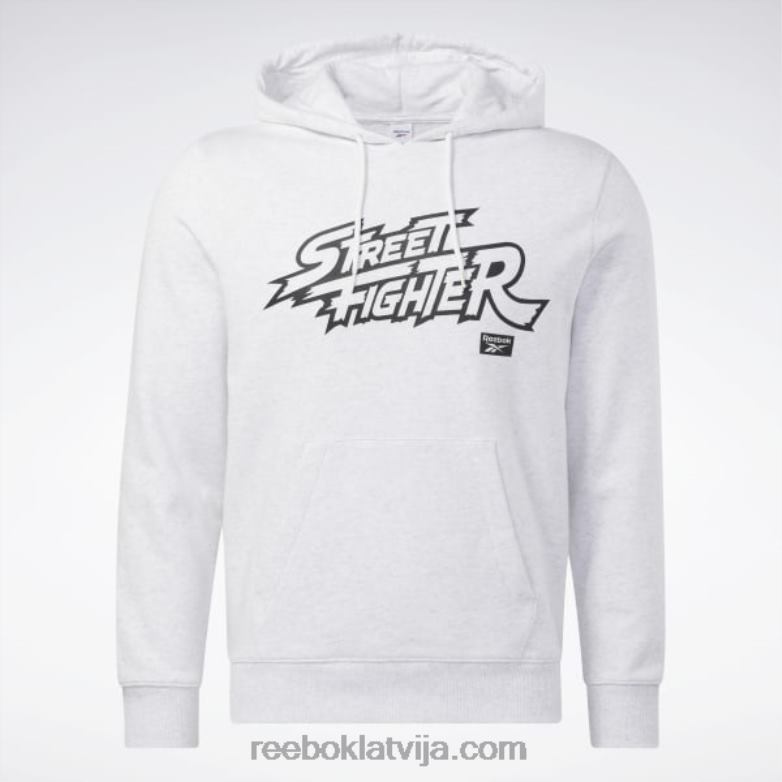 street fighter grafiskā kapuce0T464363 Reebok balta melanža