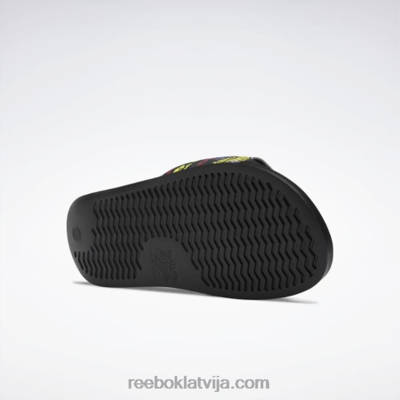 street fighter klasiskās slaidi0T464432 Reebok kodols melns