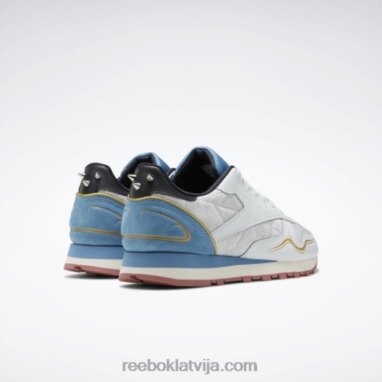 street fighter klasiskās ādas apavi0T464929 Reebok polāri zils/izturīgs zils/melns kodols