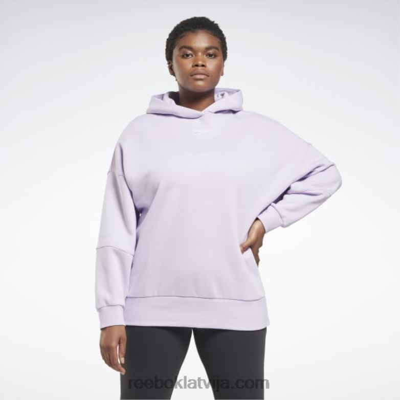 studijas pārstrādāta lielizmēra kapuce (plus izmēra) sievietes 0T464602 Reebok violeta oāze