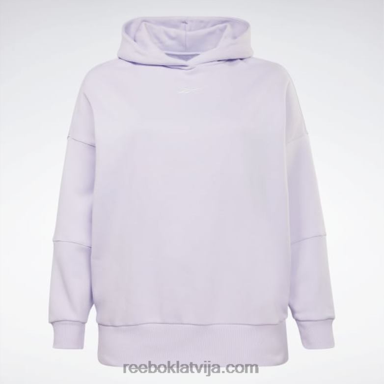 studijas pārstrādāta lielizmēra kapuce (plus izmēra) sievietes 0T464602 Reebok violeta oāze