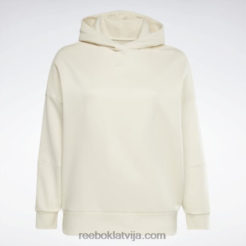 studijas pārstrādāta lielizmēra kapuce (plus izmēra) sievietes 0T464828 Reebok klasisks balts