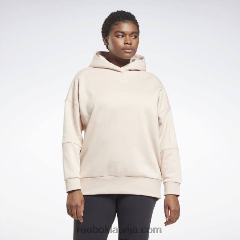 studijas pārstrādāta lielizmēra kapuce (plus izmēra) sievietes 0T464850 Reebok mīksts ekrus