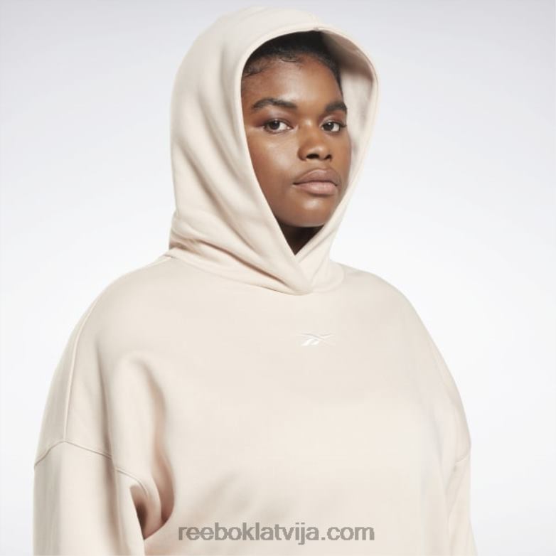 studijas pārstrādāta lielizmēra kapuce (plus izmēra) sievietes 0T464850 Reebok mīksts ekrus