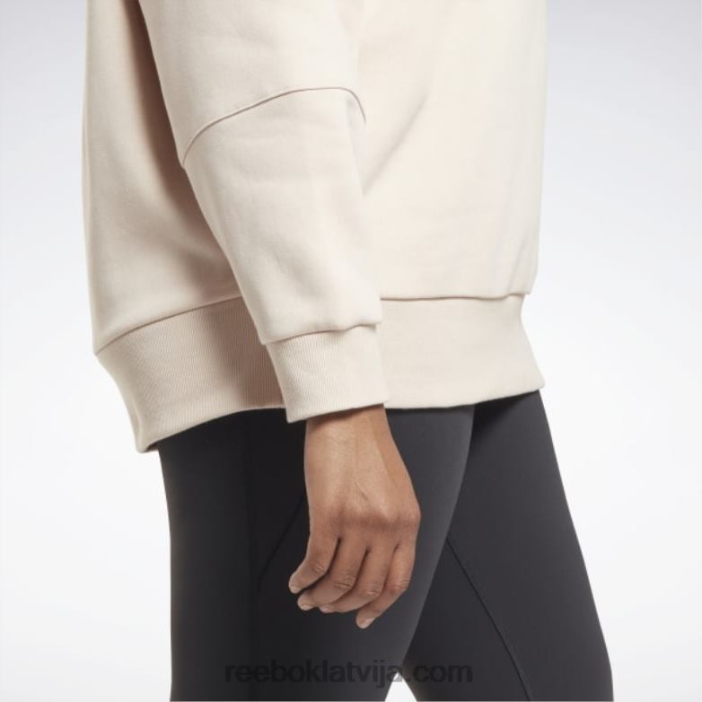 studijas pārstrādāta lielizmēra kapuce (plus izmēra) sievietes 0T464850 Reebok mīksts ekrus