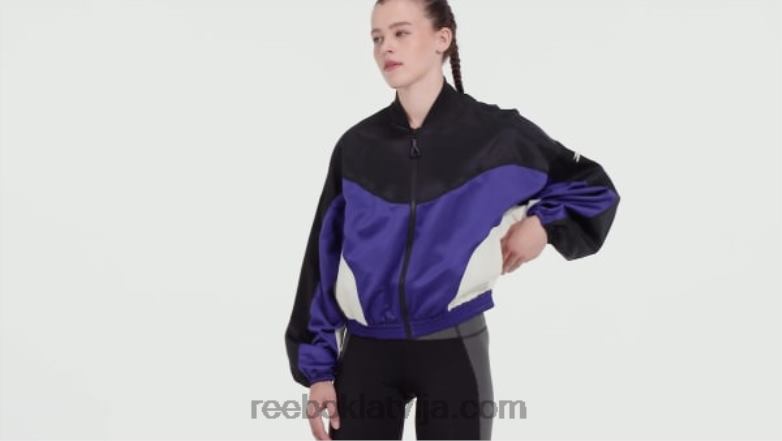 tech stila vējjaka sievietes 0T464646 Reebok trekns violets