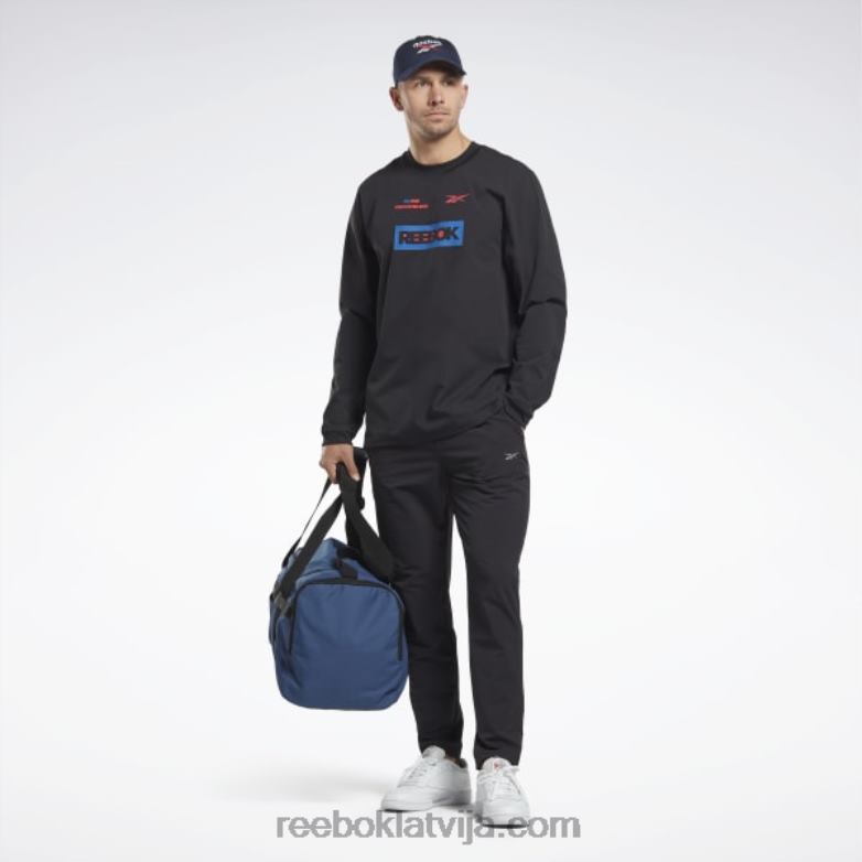 termosilts+grafēna t-krekls ar garām piedurknēm vīriešiem 0T4641288 Reebok melns