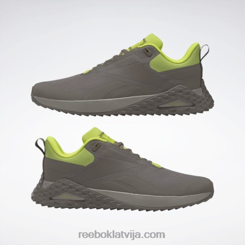 trail cruiser vīriešu apavi0T4641220 Reebok trek grey/boulder grey/acid yellow