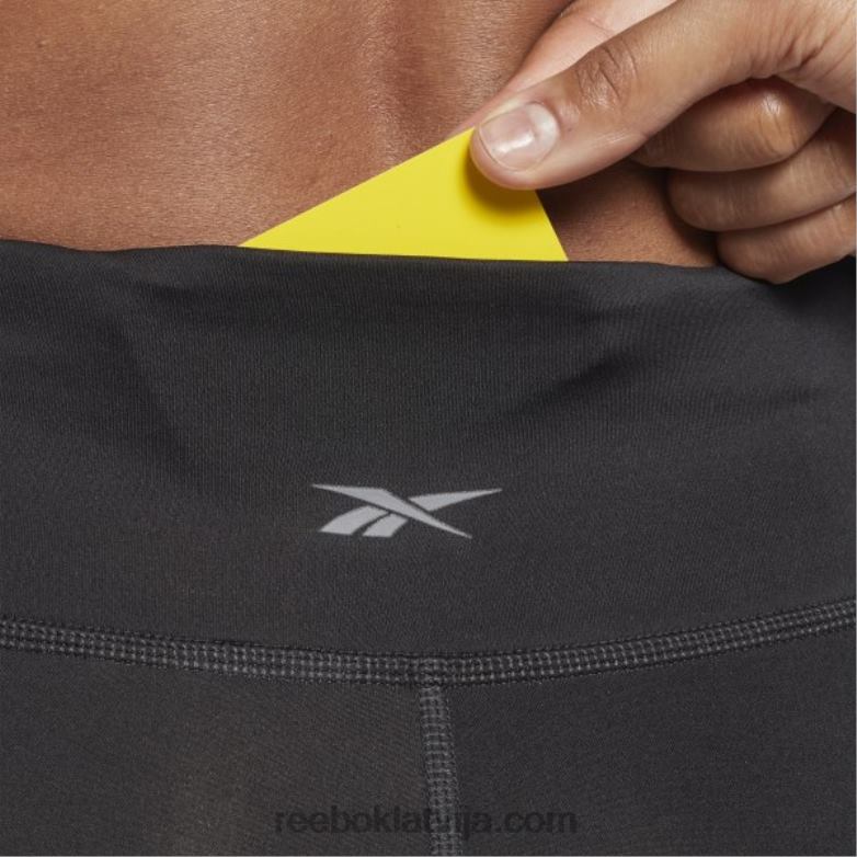 treniņam gatava bikses programma bootcut bikses sievietes 0T464677 Reebok nakts melns