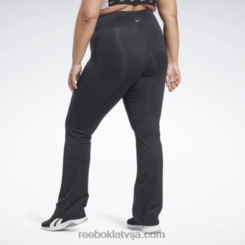 treniņam gatavas bikses programmai bikses (plus izmērs) sievietes 0T464422 Reebok nakts melns
