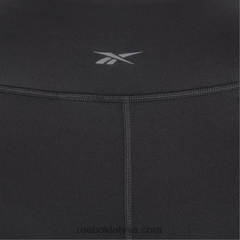 treniņam gatavas bikses programmai bikses (plus izmērs) sievietes 0T464422 Reebok nakts melns