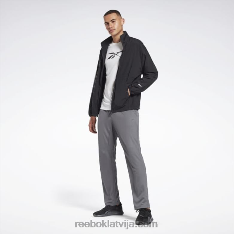 treniņam gatavas bikses vīriešiem 0T4641275 Reebok pelēks