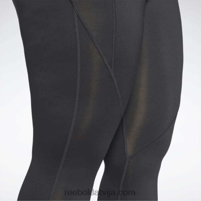 treniņam gatavas bikšu programmas legingi (plus izmēra) sievietes 0T464906 Reebok nakts melns