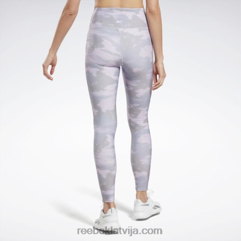 treniņam gatavas camo print zeķubikses sievietes 0T464480 Reebok violeta dūmaka