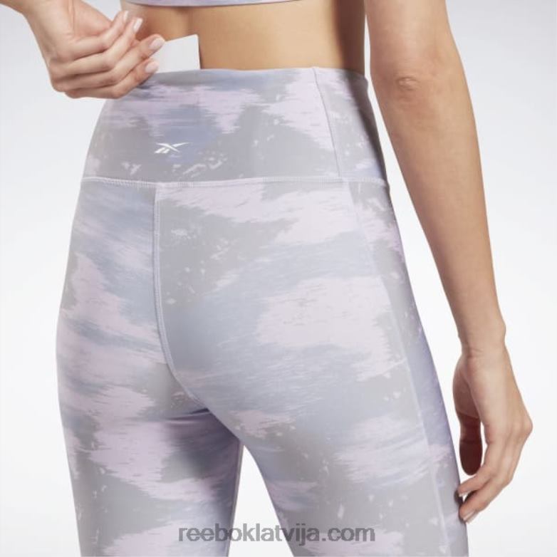 treniņam gatavas camo print zeķubikses sievietes 0T464480 Reebok violeta dūmaka