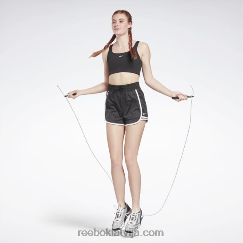 treniņam gatavi daudzstāvu šorti sievietes 0T464412 Reebok nakts melns